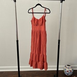 AUW MIDI Dress - Coral - Used